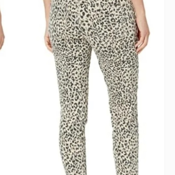 Ella Moss high rise skinny ankle animal print stretch jeans. Worn about 3x - Picture 3 of 12
